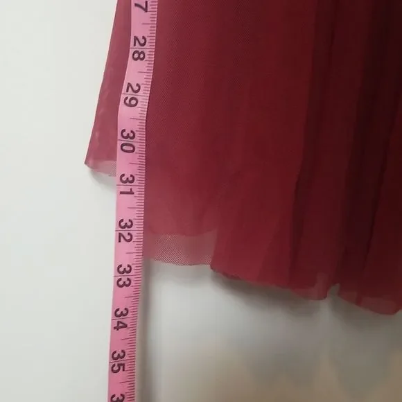 Kelle Girls Red A line sleeveless dress Medium - Picture 6 of 7